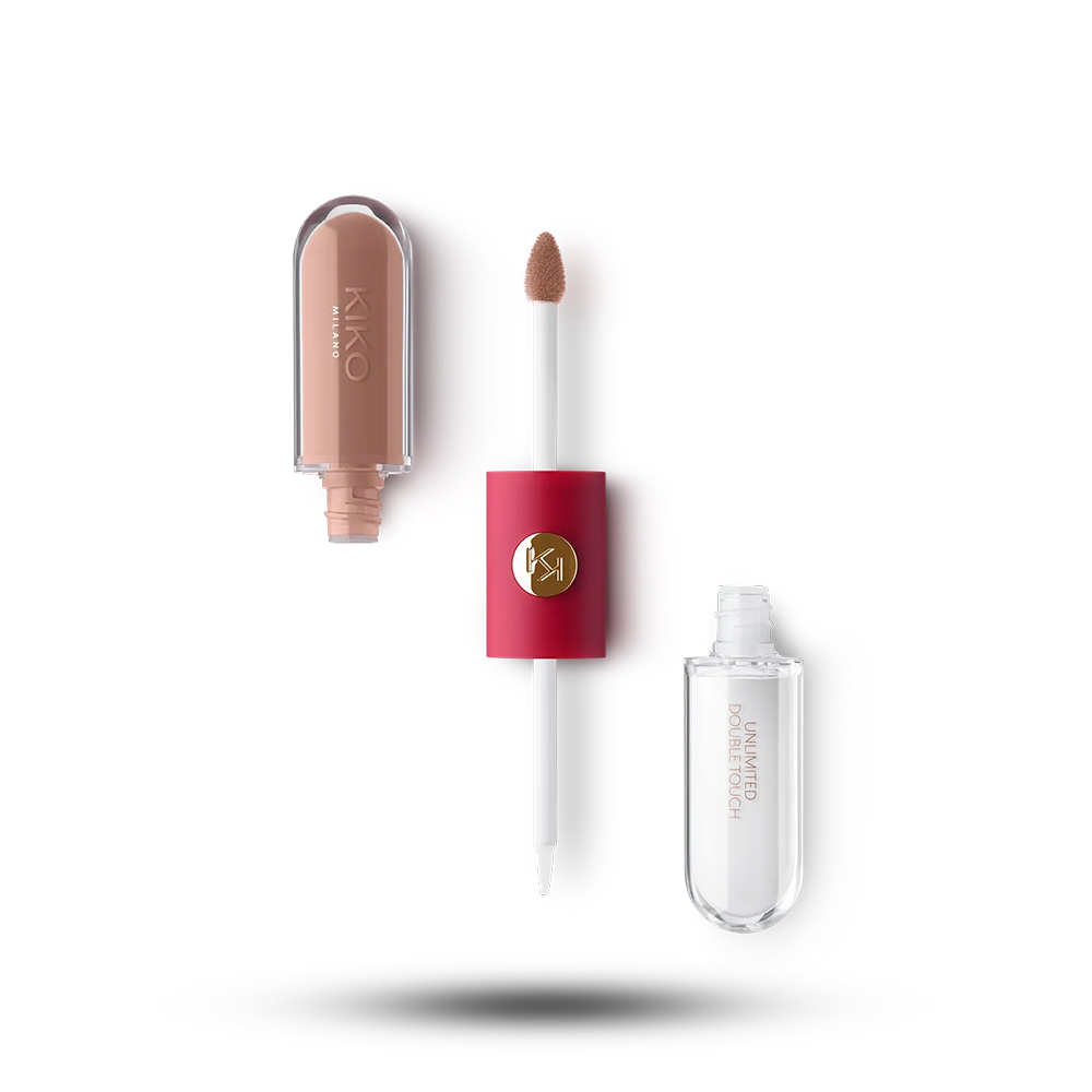 لیپ گلاس و رژ لب مایع دو سر کیکو KIKO MILANO مدل Unlimited Double Touch