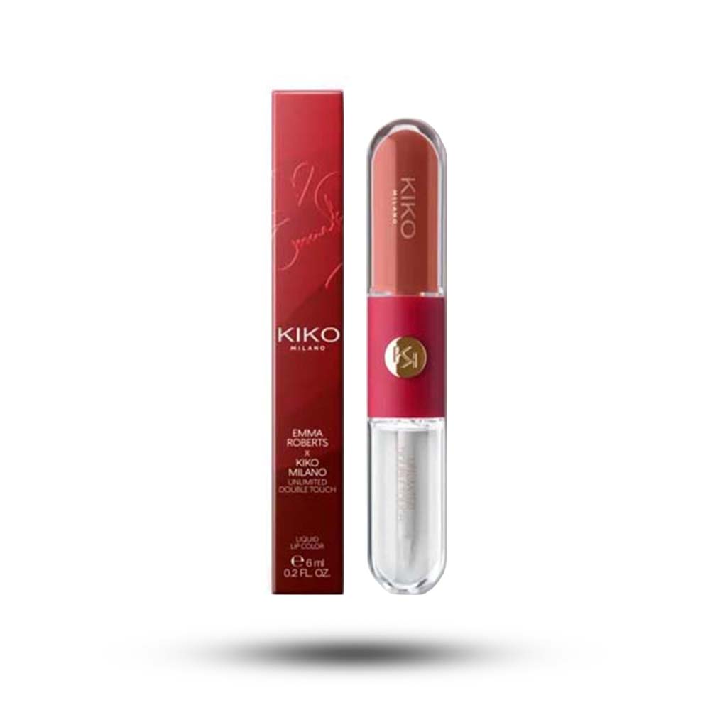 لیپ گلاس و رژ لب مایع دو سر کیکو KIKO MILANO مدل Unlimited Double Touch - Image 2