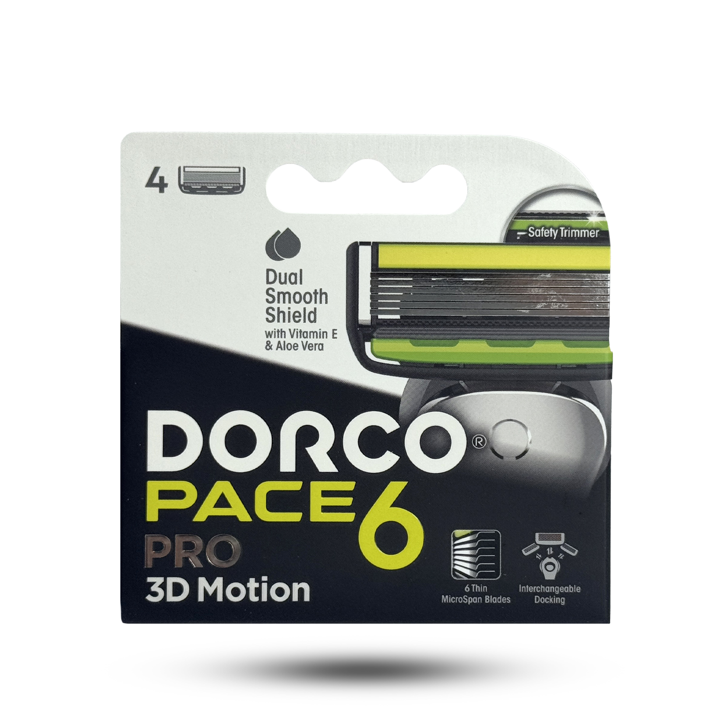 تیغ یدک دورکو مدل Pace 6 Pro 3D Motion بسته 4 عددی