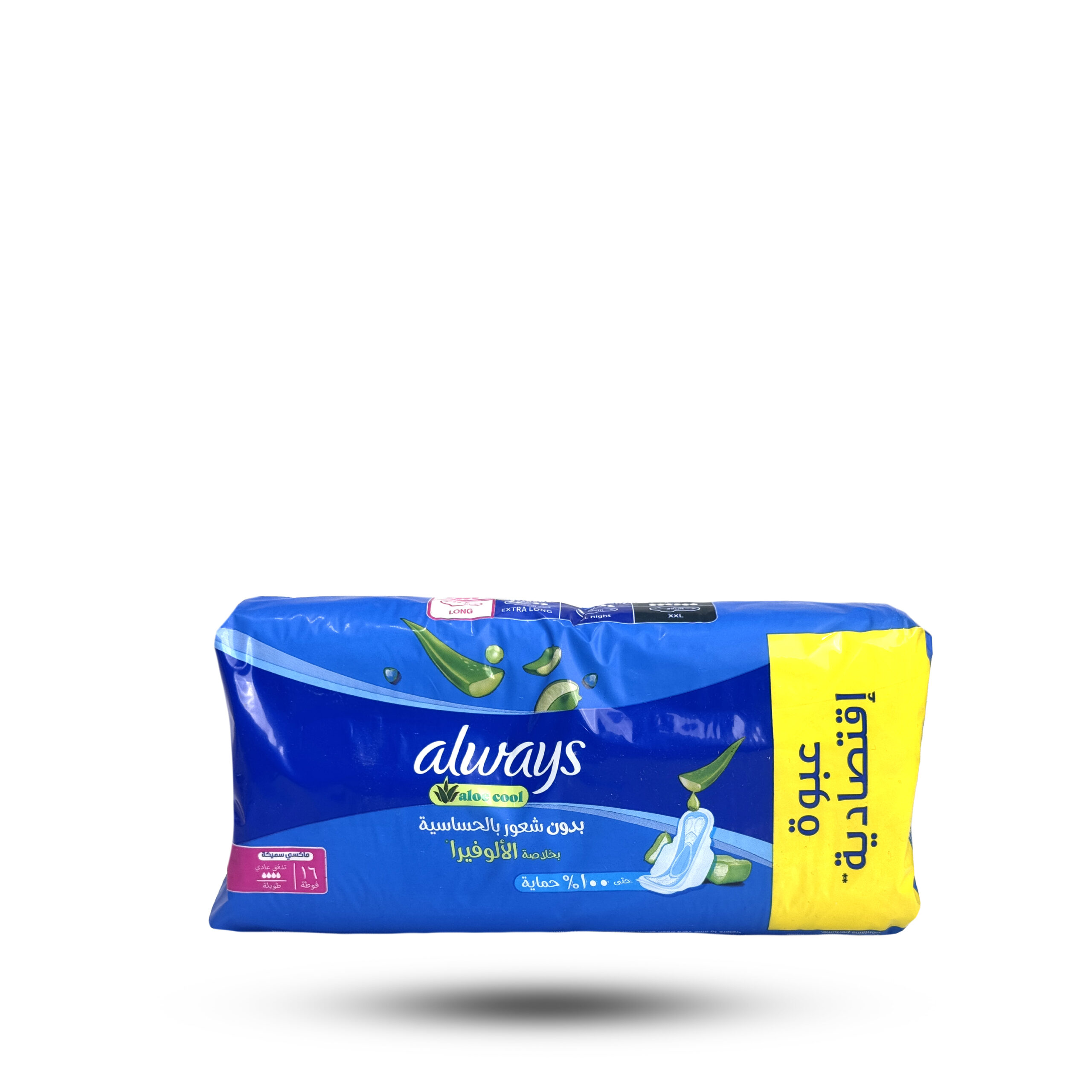 نوار بهداشتی آلویز مدل Aloe Cool سایز بزرگ بسته 16 عددی