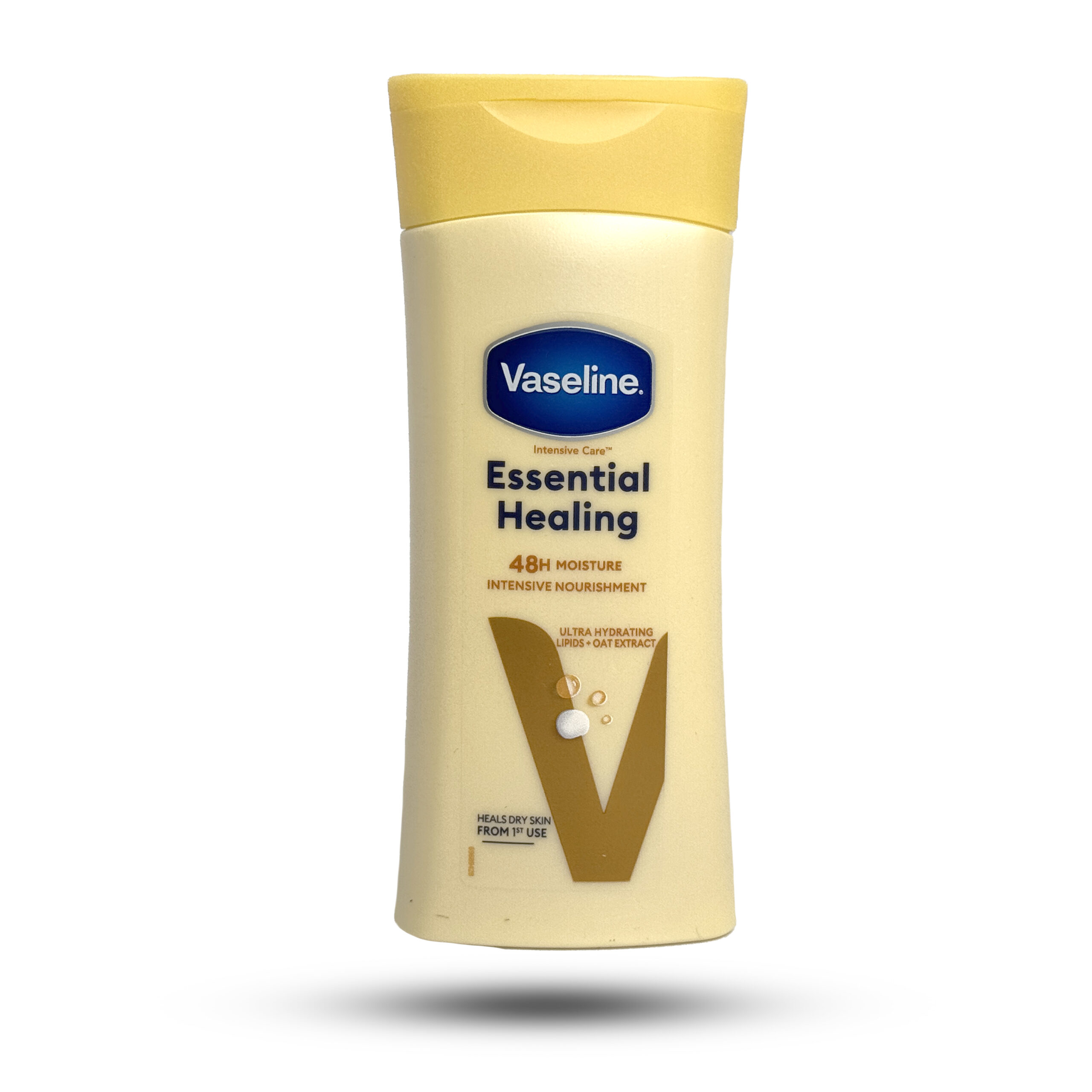 لوسیون بدن وازلین مدل Essential Healing ترمیم کننده پوست خشک حجم 200 میل