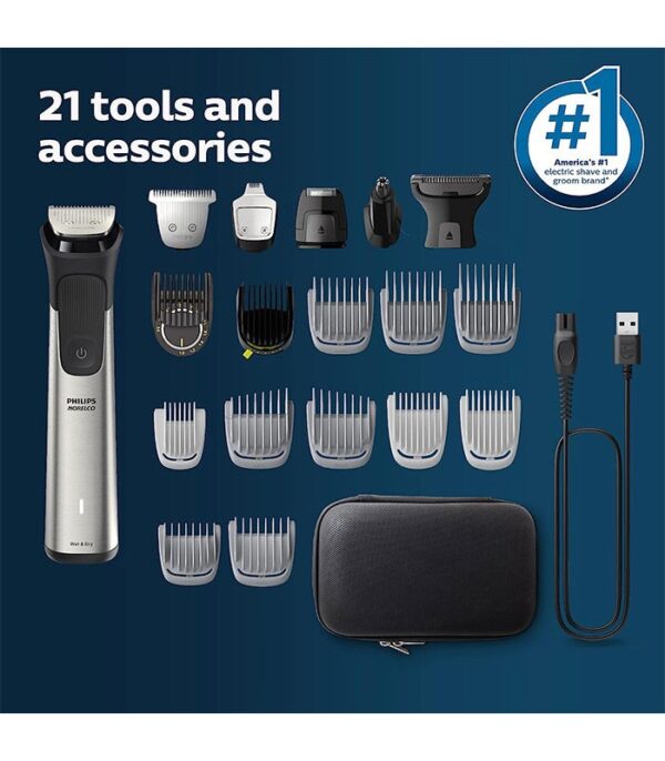 ماشین اصلاح فیلیپس philips norelco multigroom مدل MG9510 سری 9000 - Image 4