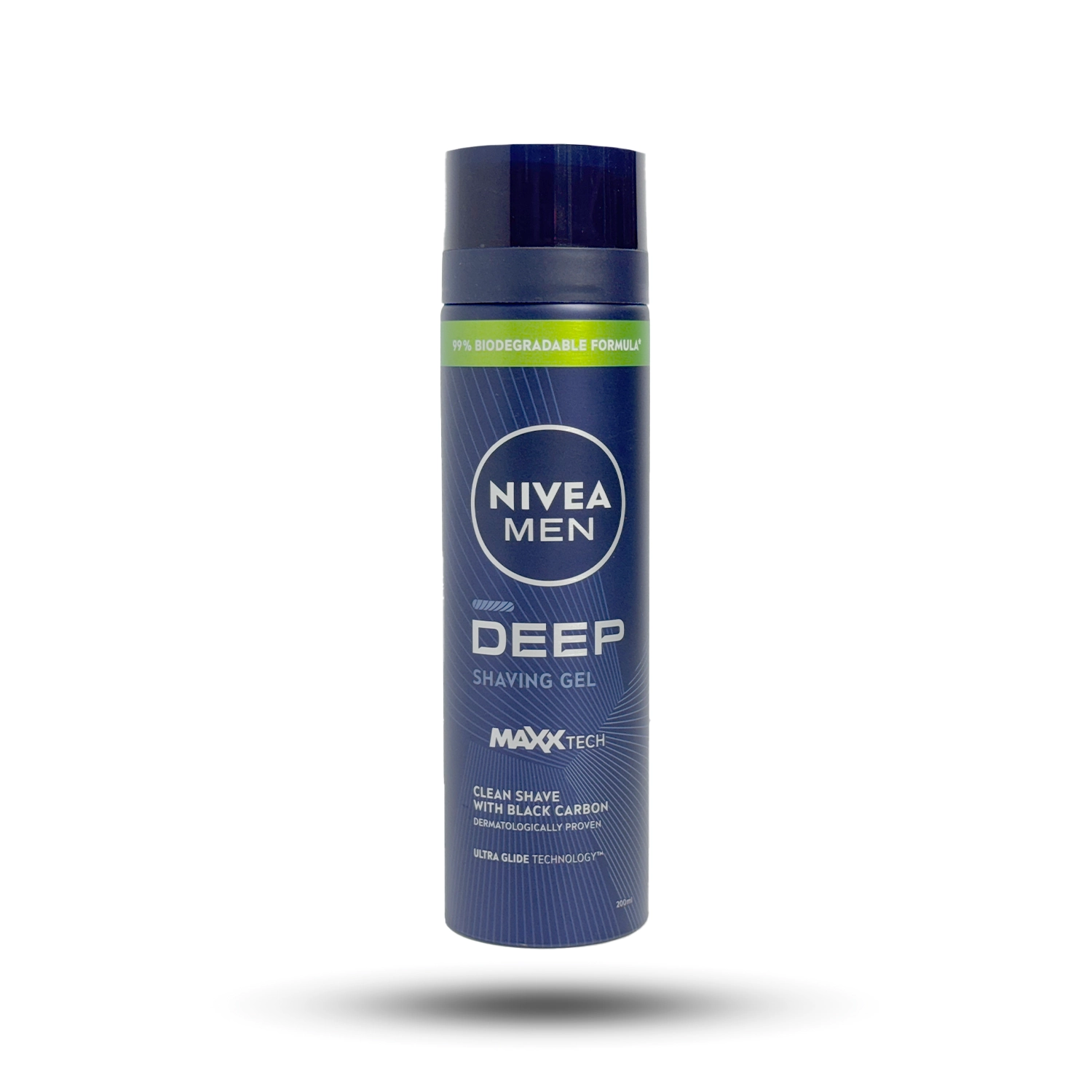 ژل اصلاح نیوآ مردانه مدل DEEP MAXTECH با زغال سیاه 200 میل