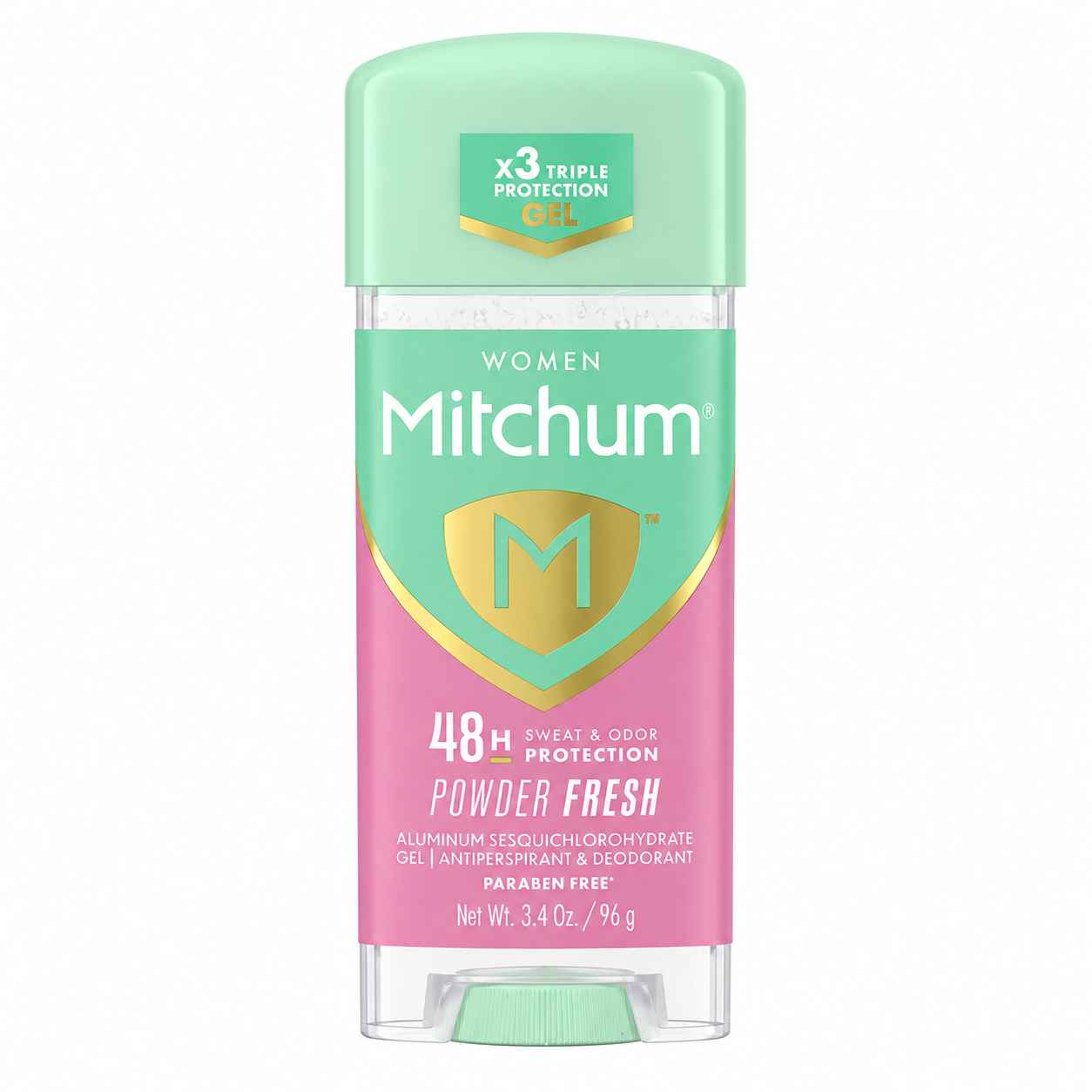 ژل ضدتعریق زنانه میچام مدل Powder Fresh Triple Protection Gel حجم 96 گرم