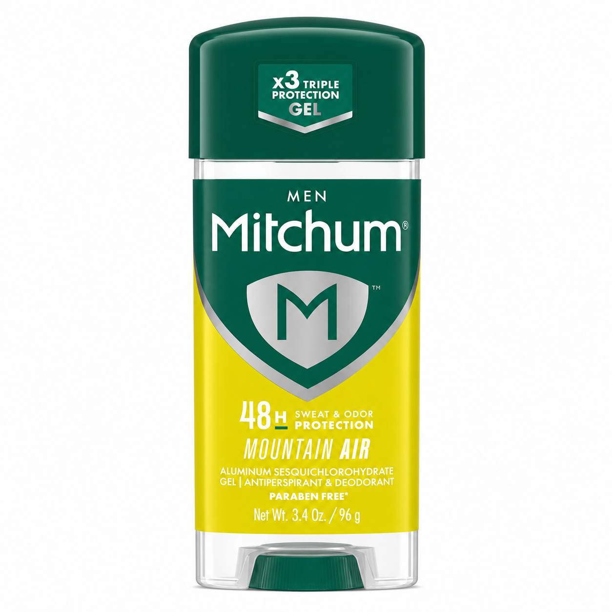 ژل ضدتعریق مردانه میچام مدل Mountain Air Triple Protection Gel حجم 96 گرم