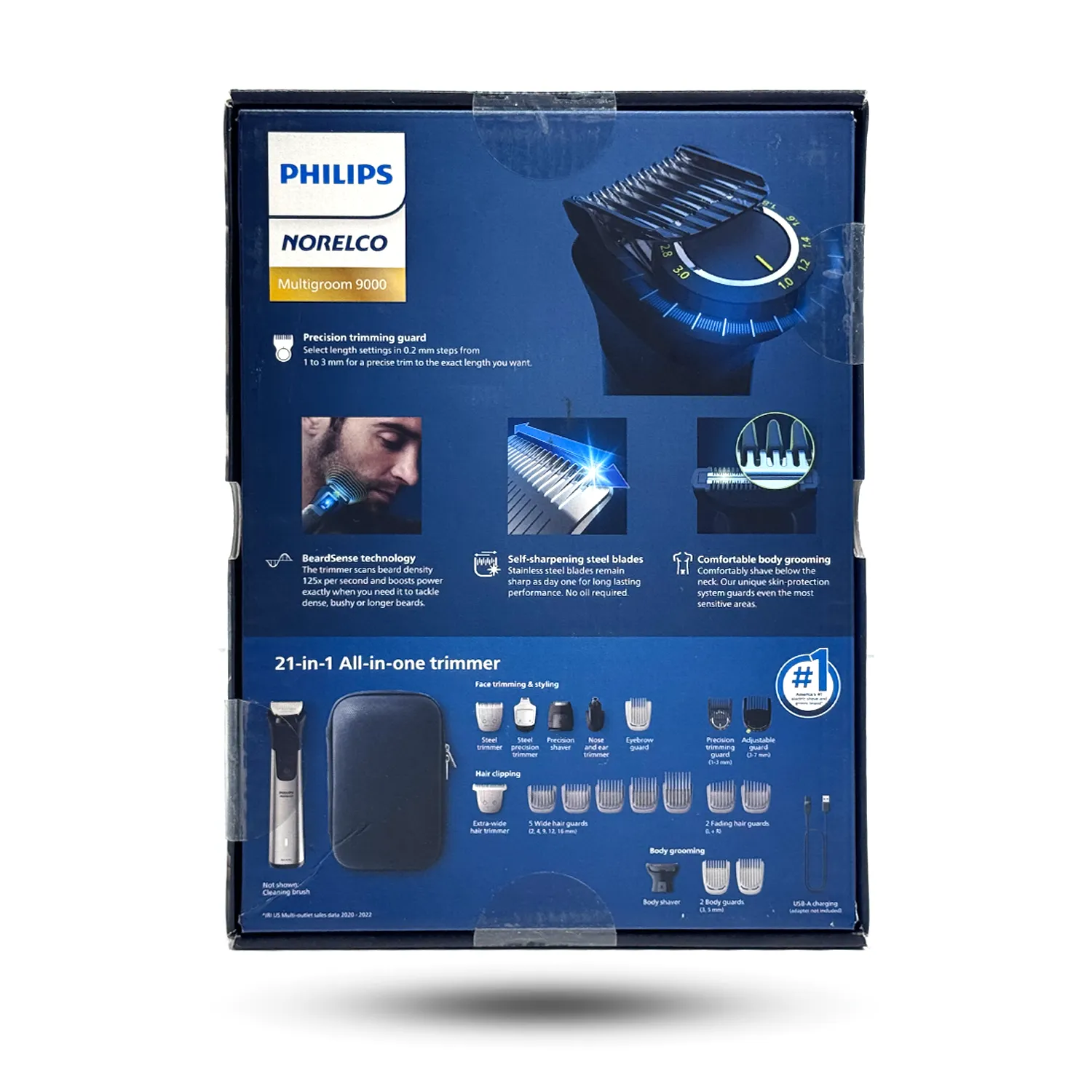 ماشین اصلاح فیلیپس philips norelco multigroom مدل MG9510 سری 9000 - Image 2