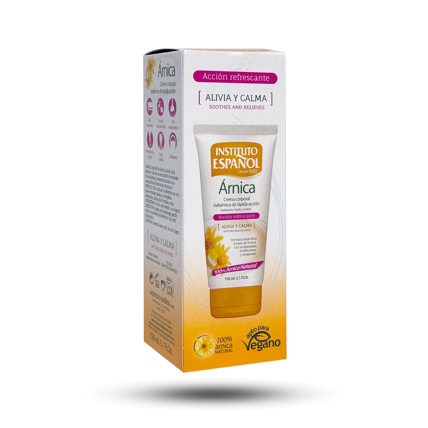 کرم تسکین دهنده بدن اسپانول مدل Arnica حجم 150 میل - Image 3