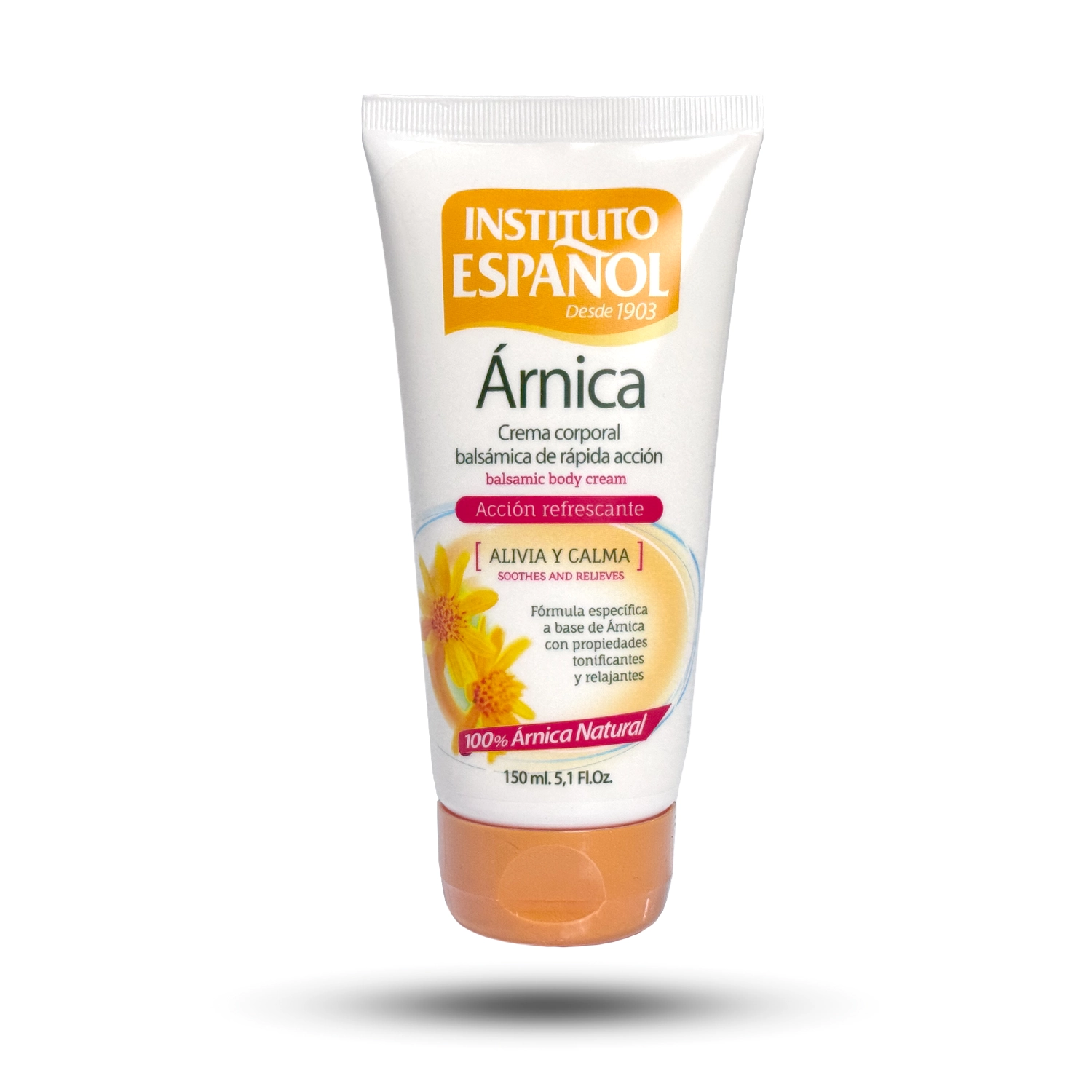 کرم تسکین دهنده بدن اسپانول مدل Arnica حجم 150 میل