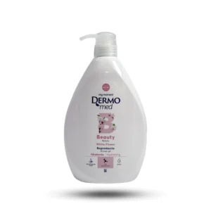 شامپو بدن درمومد حاوی عصاره گل سفید White Flower سری Beauty حجم 750 میل