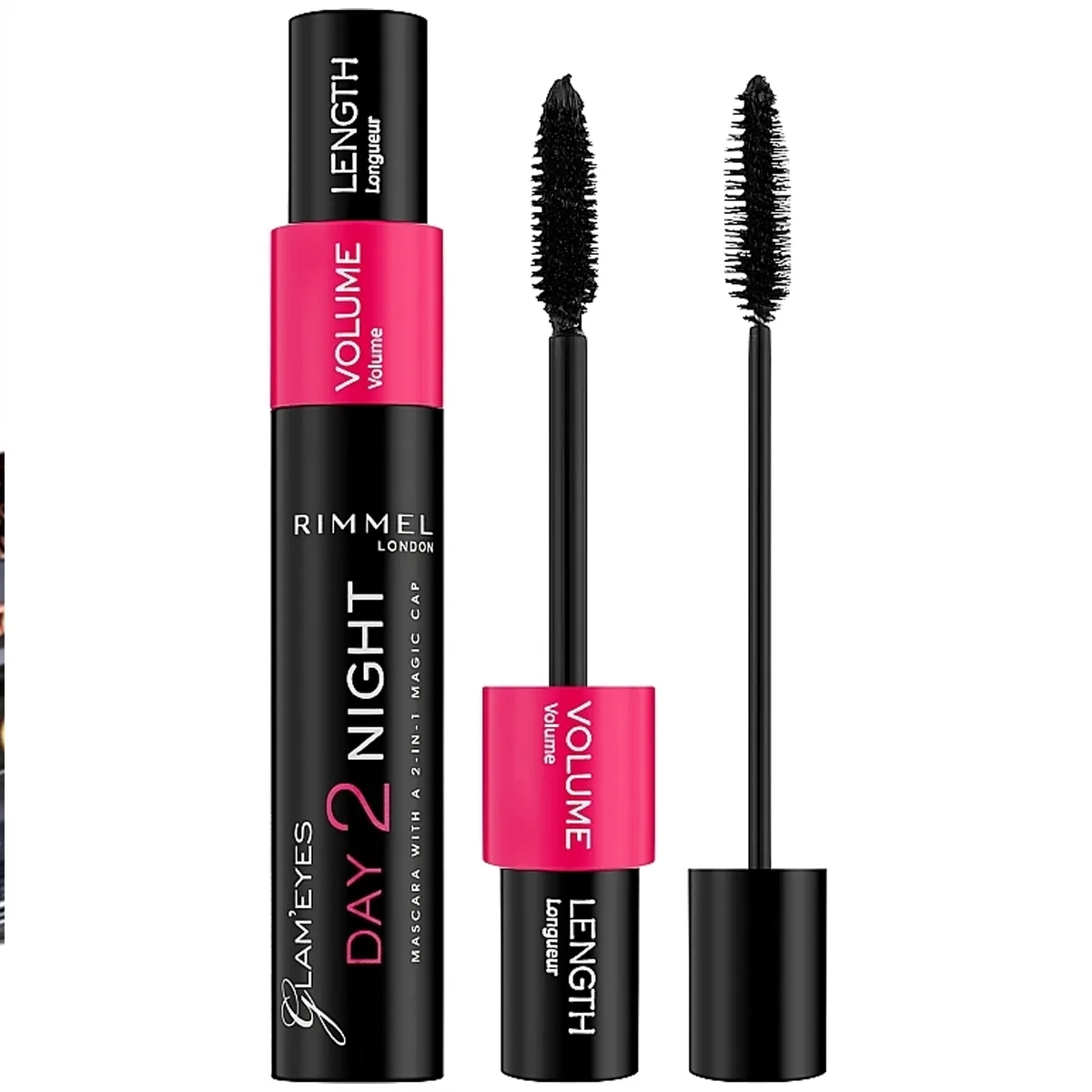 ریمل حجم دهنده مژه دو مرحله ای Day 2 night ریمل لندن RIMMEL LONDON - Image 2