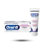 خمیردندان سفیدکننده اورال بی مدل Gum & Sensitivity Gentle Whitening حجم 75 میل