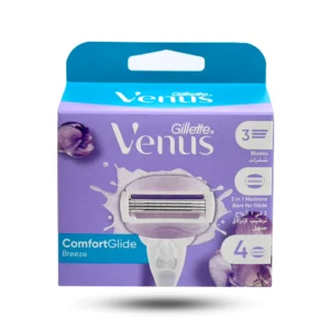 تیغ یدک زنانه ژیلت ونوس مدل Comfortglide Breeze بسته 4 عددی
