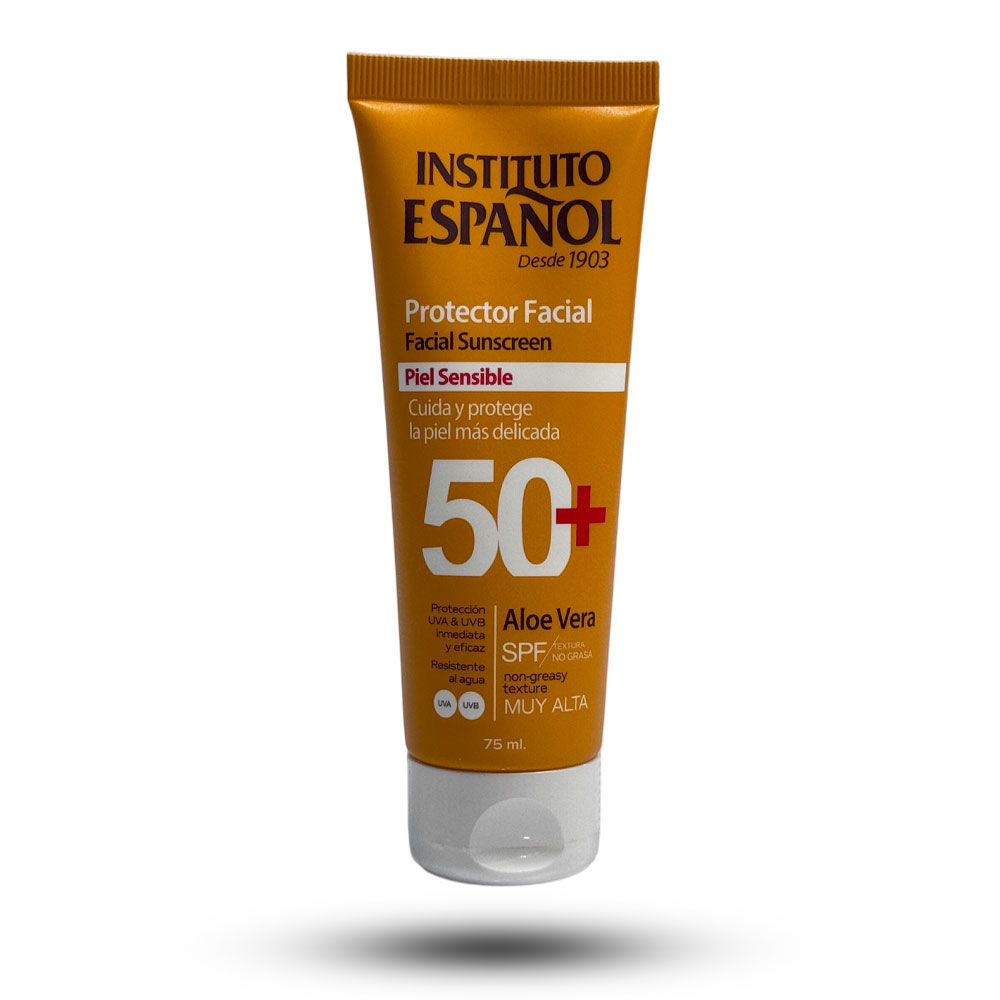 کرم ضد آفتاب اسپانول +SPF50 مدل Piel Sensible مخصوص پوست های حساس 75 میل