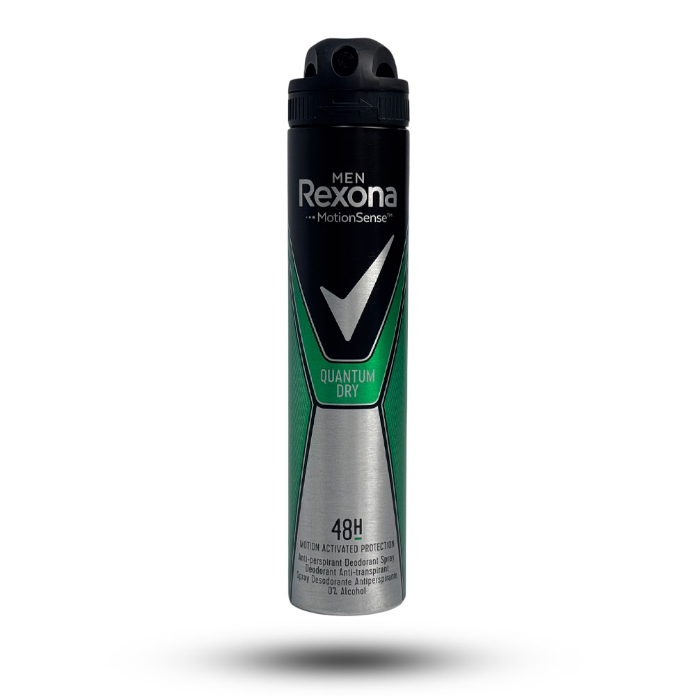 اسپری ضد تعریق مردانه رکسونا مدل Quantum Dry حجم 200 میل