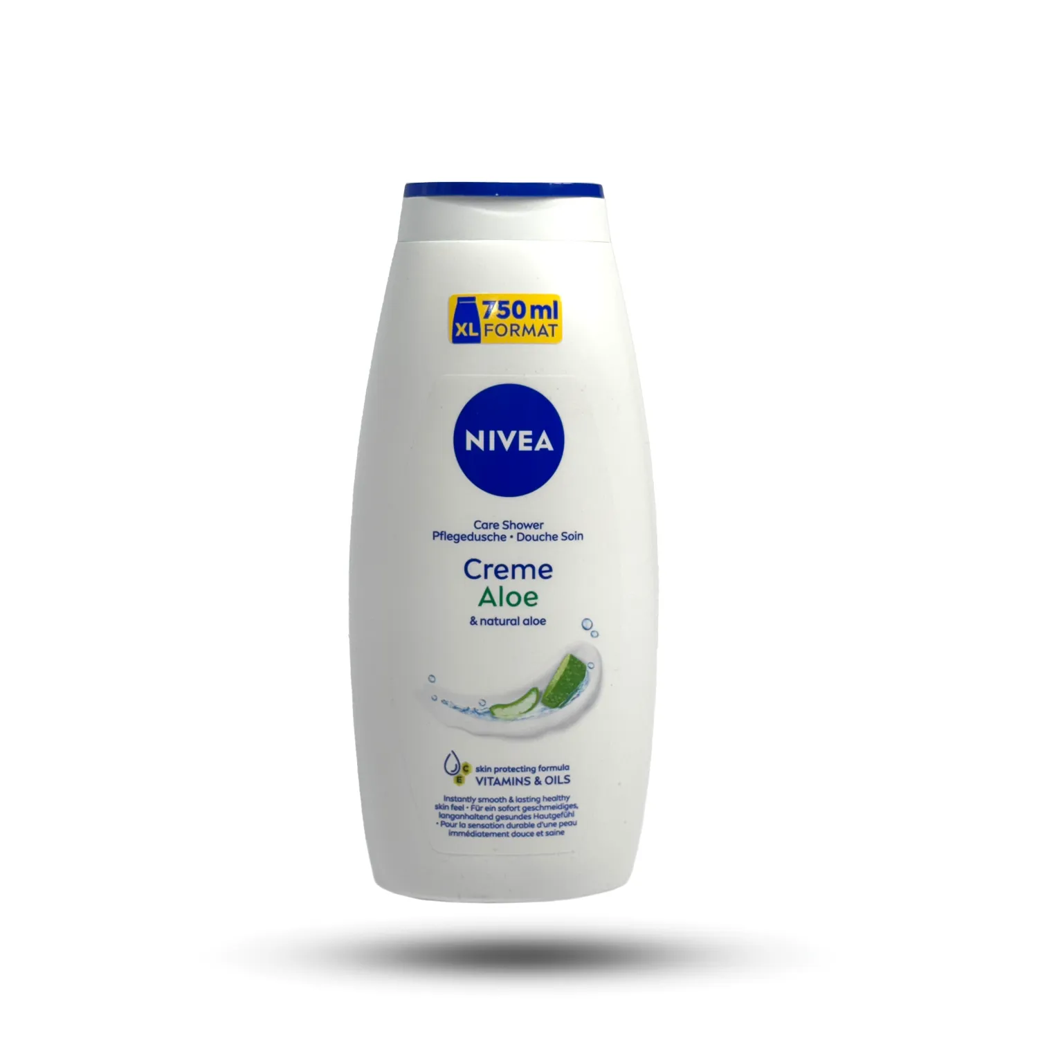 شامپو بدن کرمی نیوآ مدل Creme Aloe حاوی عصاره آلوئهورا 750 میل