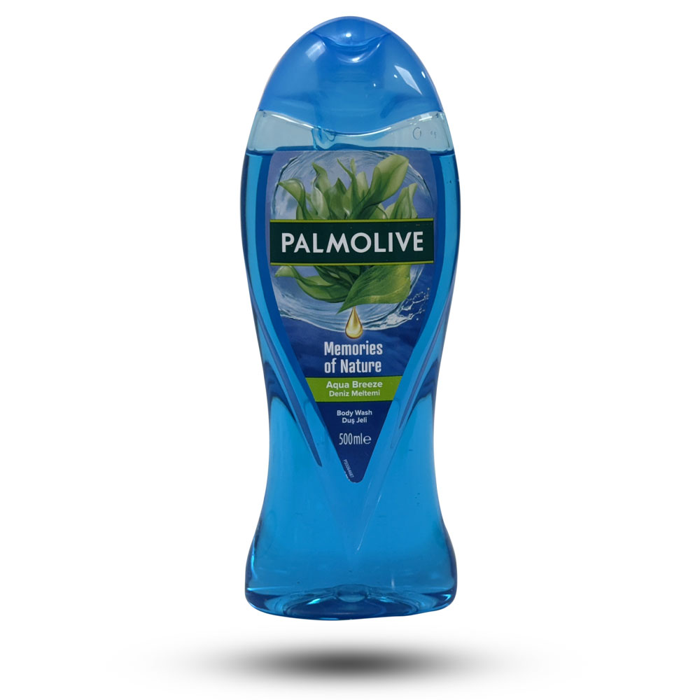 شامپو بدن پالمولیو سری Memories Of Nature مدل Aqua Breeze با رایحه نسیم دریا 500 میل