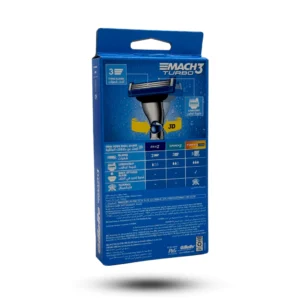 خودتراش مردانه ژیلت مدل Mach3 Turbo همراه دو یدک
