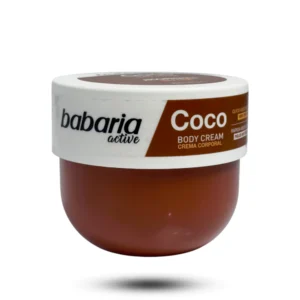 کرم بدن کاسه ای باباریا babaria حاوی نارگیل COCO مناسب پوست خیلی خشک حجم 400 میل