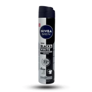 اسپری ضد تعریق مردانه نیوآ مدل Black & White invisible Original حجم 200 میل