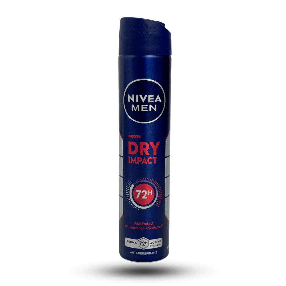 اسپری ضد تعریق مردانه نیوا مدل Dry Impact حجم 200 میل