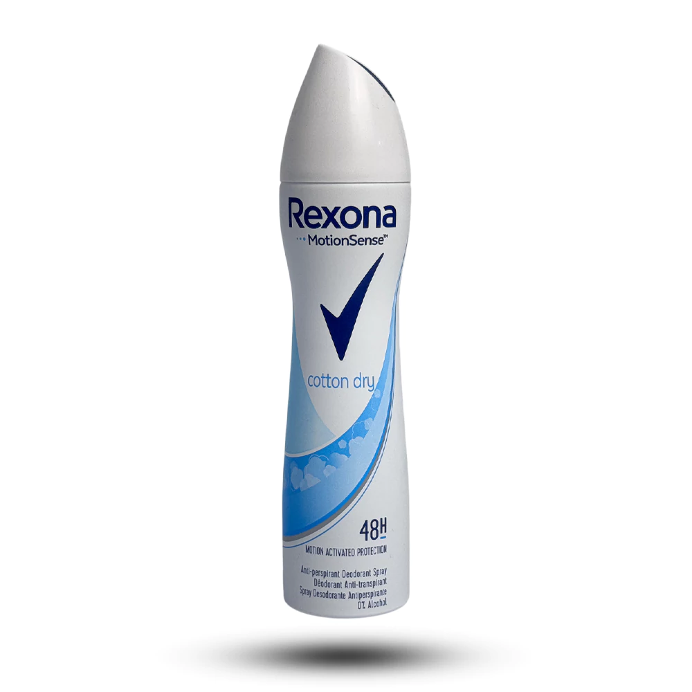 اسپری ضد تعریق زنانه رکسونا مدل cotton dry حجم 200 میل