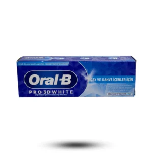 خمیردندان سفیدکننده اورال بی مدل Pro-3DWhite حجم 75 میل