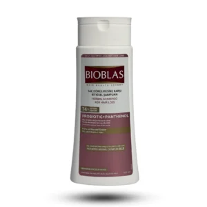 شامپو گیاهی ضد ریزش بیوبلاس مدل Probiotic + Panthenol مناسب موهای خشک و معمولی 360 میل