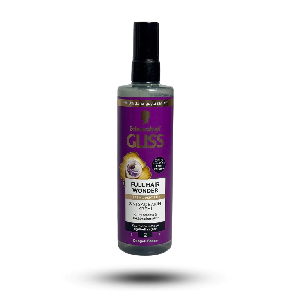 اسپری دو فاز گلیس مدل Full Hair Wonder مناسب موهای ضعیف 200 میل