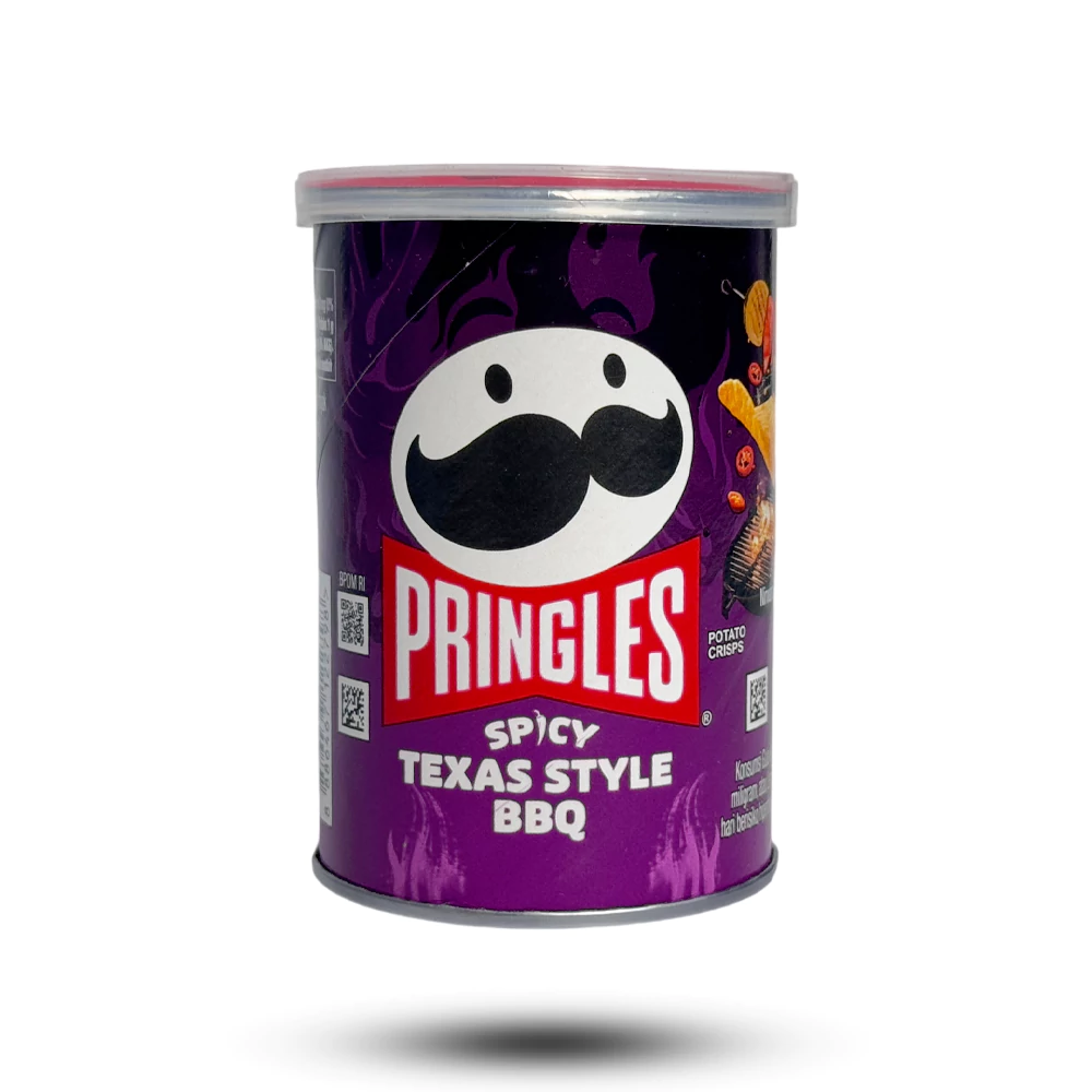 چیپس پرینگلز مدل Spicy Texas Style BBQ با طعم باربیکیو تگزاسی تند 40 گرم