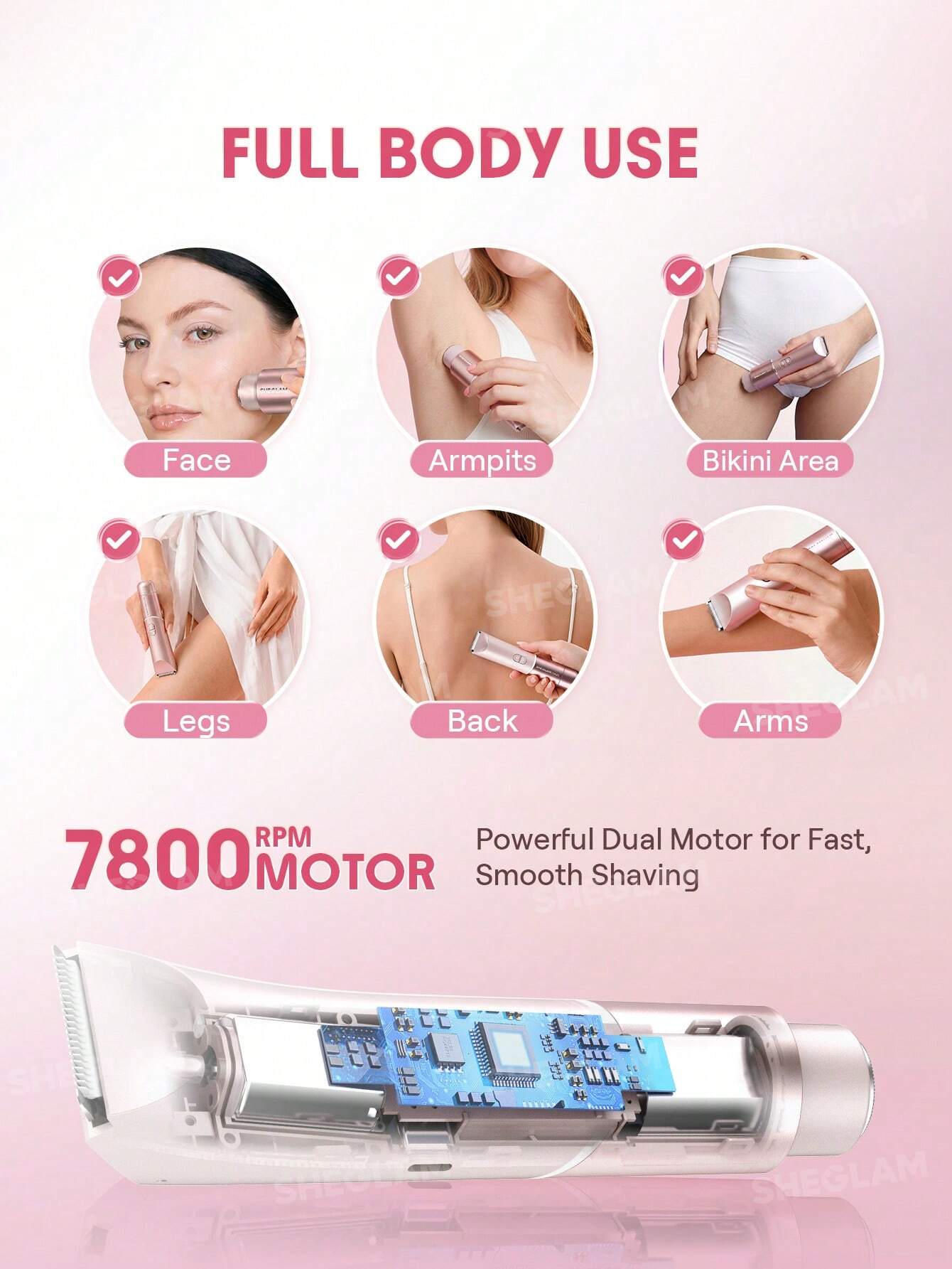 ماشین اصلاح برقی بیکینی شیگلم مدل Bikini Trimmer - Image 3