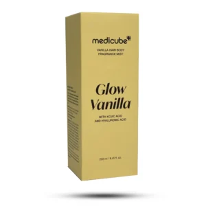 میست معطر مو و بدن مدی کیوب Glow Vanilla حجم 250 میل