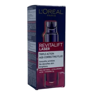فلوئید ضد چروک لورال مدل Revitalift Laser Triple Action حجم 30 میل