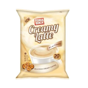 کافی میکس فوری ترابیکا مدل Creamy Latte بسته 20 عددی