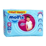 پوشک شورتی مولفیکس سایز 5 بسته 44 عددی