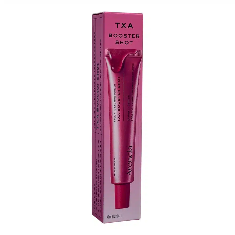 کرم مرطوبکننده و ضد لک صورت و دور چشم آرنسیا TXA Booster Shot حجم 30 میل