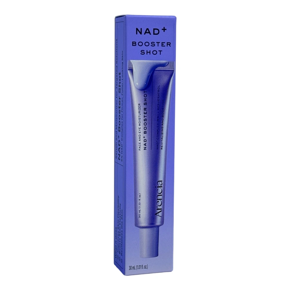 کرم مرطوب کننده و ضد چروک صورت و دور چشم آرنسیا NAD Booster Shot حجم 30 میل