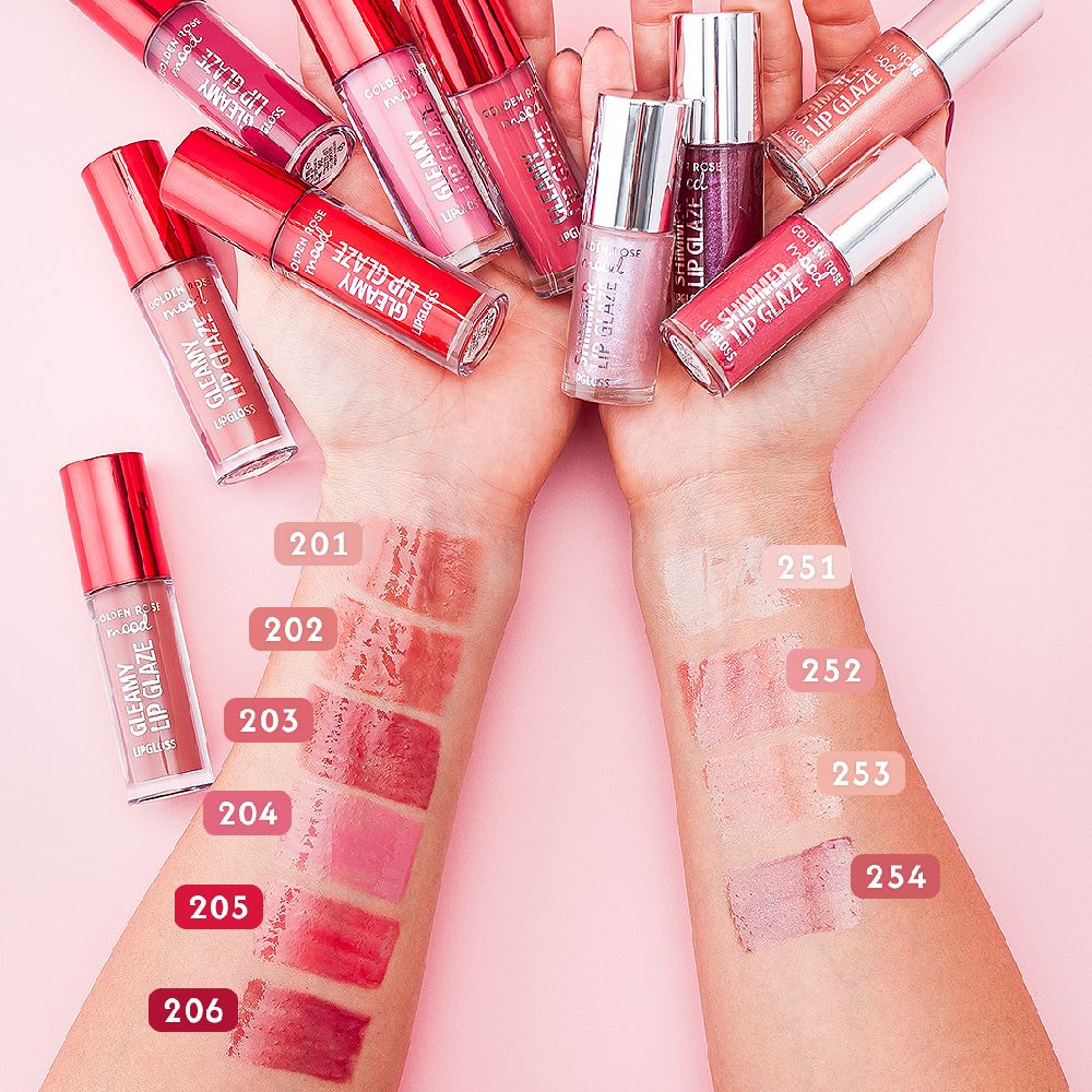 لیپ گلاس گلدن رز مدل Mood Shimmer Lip Glaze Lipgloss حجم 6 میل