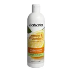 شامپو درخشان‌کننده مو باباریا مدل Lemon & Vitamin C مناسب انواع مو 380 میل