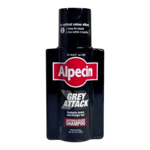 شامپو کافئین و رنگ مو آلپسین مدل Grey Attack حجم 200 میل