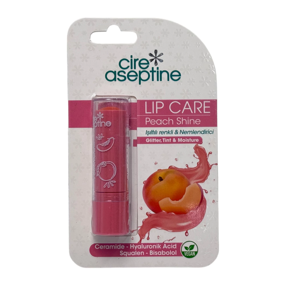 بالم لب رنگی و مرطوبکننده آسپتین Peach Shine رنگ هلویی 4.5 گرم