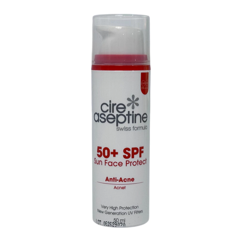 ضدآفتاب و ضد جوش صورت آسپتین SPF50+ مدل Anti-Acne حجم 50 میل