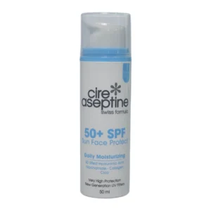 ضدآفتاب و مرطوب‌کننده صورت آسپتین SPF50+ مدل Daily Moisturizing حجم 50 میل