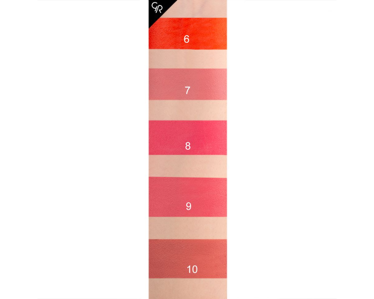 رژ لب جامد گلدن رز مات و مخملی مدل VELVET MATTE - تصویر 4