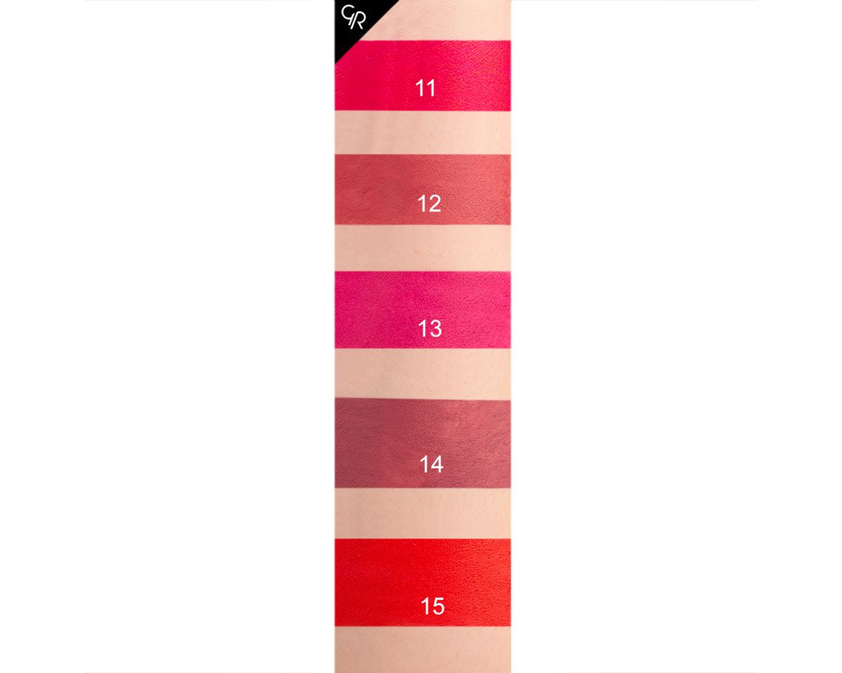 رژ لب جامد گلدن رز مات و مخملی مدل VELVET MATTE - تصویر 5