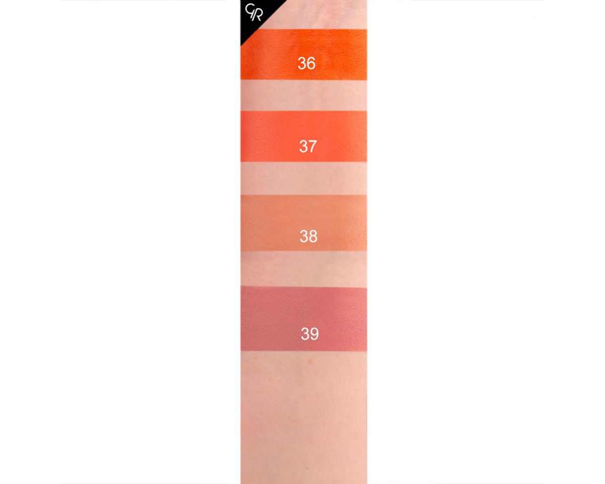 رژ لب جامد گلدن رز مات و مخملی مدل VELVET MATTE - تصویر 2